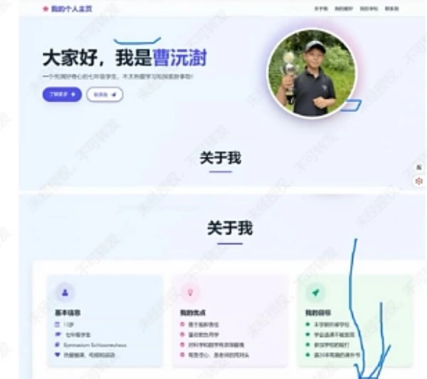 个人网页介绍 - 辰辰